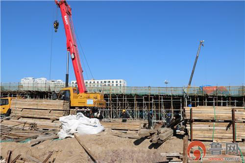 青岛西海岸新区长昆立交再掀建设热潮 城市动脉焕发新活力